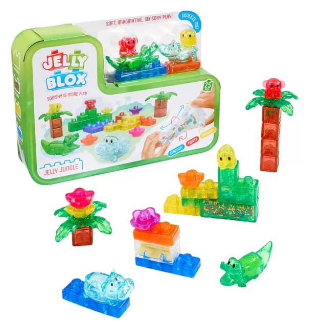 Конструктор сенсорний Jelly Blox - Джунглі №937532/КіддіСвіт — купити | Канцелярський Сад