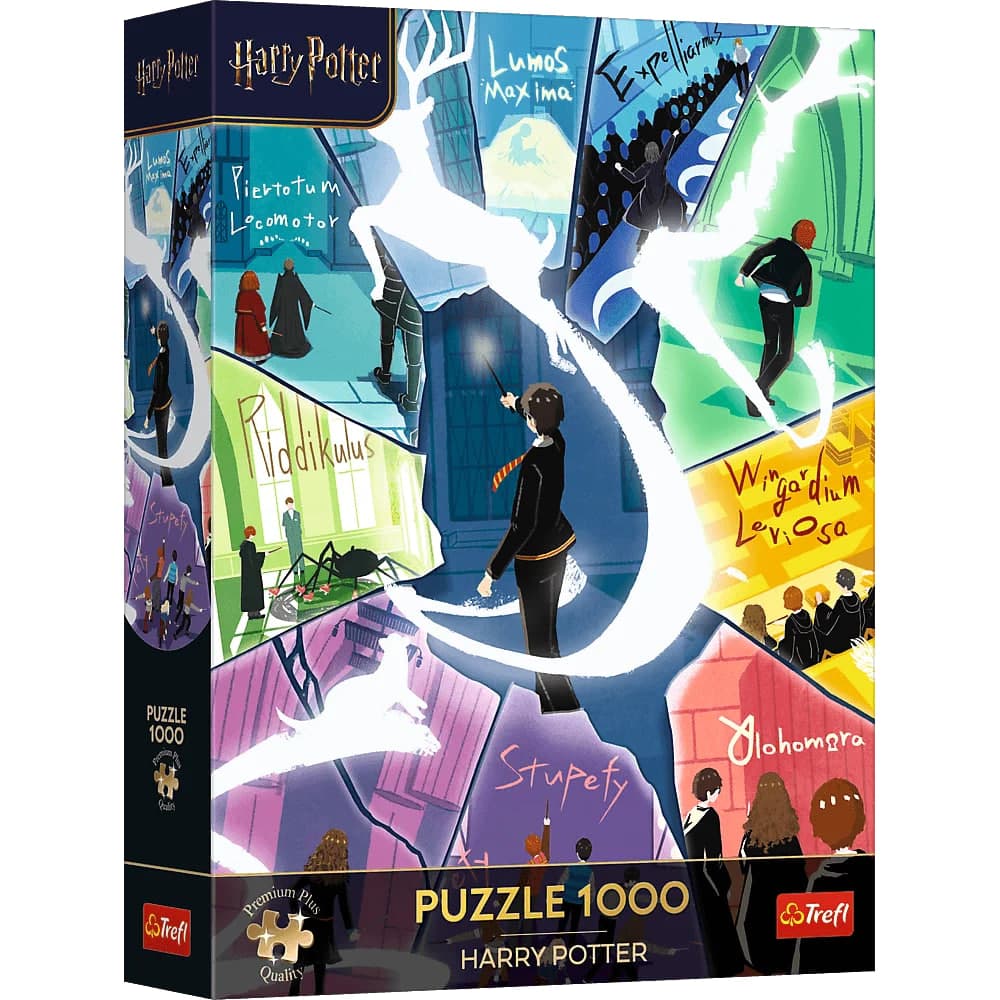 Пазли Trefl 1000ел. Harry Potter Заклинання та Патронус №12172 — купити | Канцелярський Сад