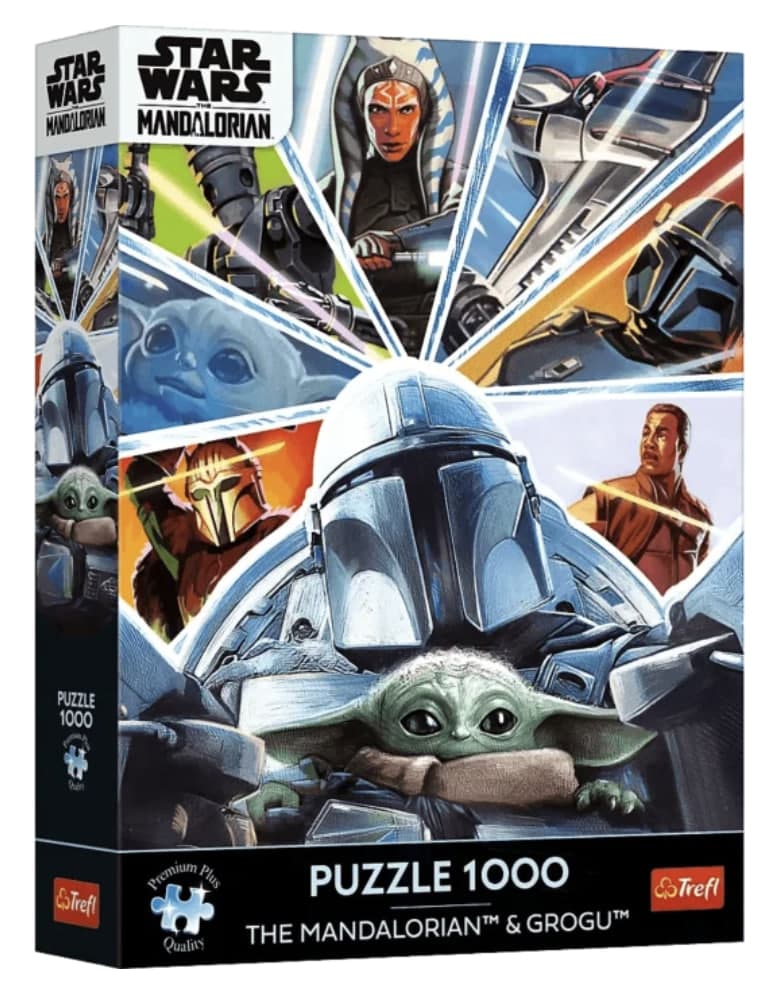 Пазли Trefl 1000ел. Star Wars The Mandalorian Мандалорець та Грогу №12146 — купити | Канцелярський Сад
