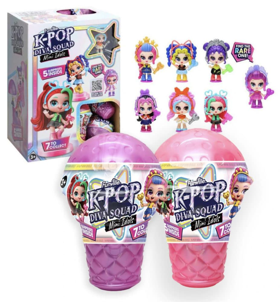 Лялька "Funville" K-POP Diva Squad 6 см (міні) — фото товару | Канцелярський Сад