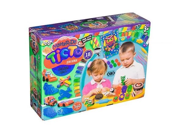 Набір креатив. творчості"Master Do"тісто для ліпки,18кольор.х20гр/DankoToys/№TMD-03-05 — фото товару | Канцелярський Сад