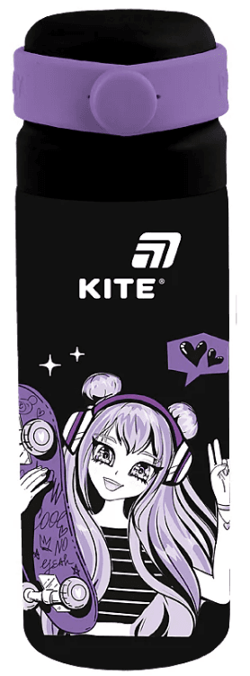 Термос метал. 0,5л "Kite" Anime Dream №K26-1222-2 — купити | Канцелярський Сад