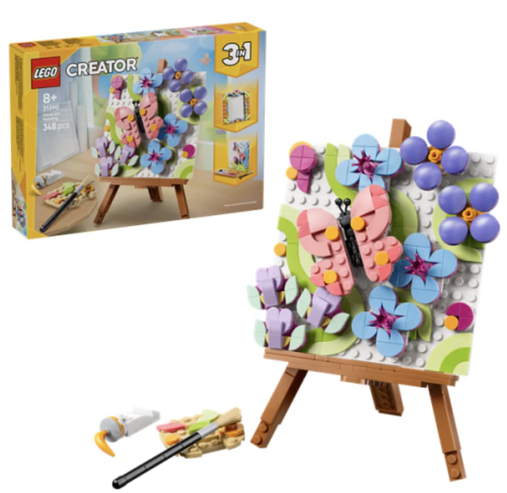 Конструктор "LEGO" Creator Декоративний живопис Квіткове мистецтво №54833/31390 — купити | Канцелярський Сад