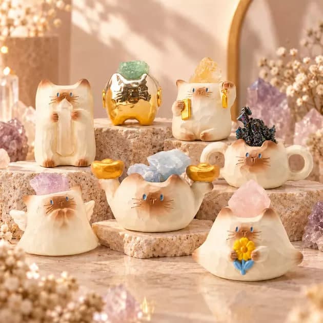 Колекційна фігурка "POP TOP Things Woo - Cat Cat PAI" - Енергія удачі №W1244-8/КіддіСвіт — фото товару | Канцелярський Сад