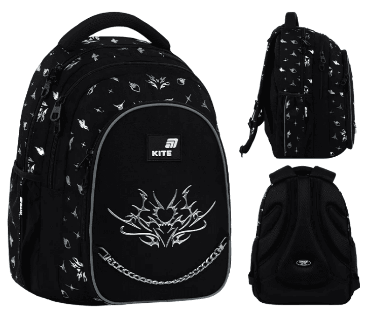 Рюкзак "Kite" Education teens Gothic Elegance 3від.,2карм. №K26-8001L — купити | Канцелярський Сад
