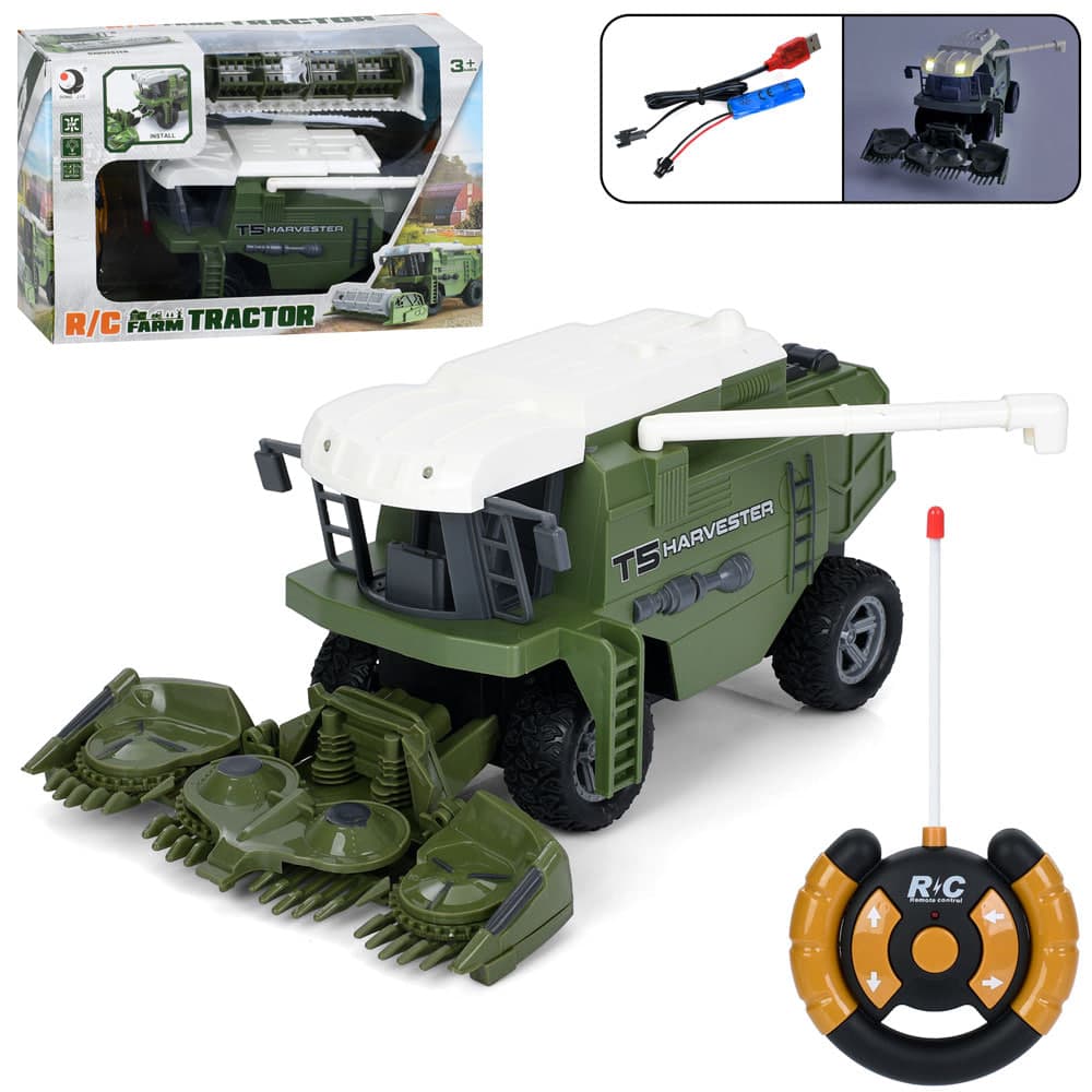Комбайн RK 21см,гумові колеса,світ.,USB заряд,на акум.,в кор-ці,30,5х20,5х12см №1907-B — купити | Канцелярський Сад