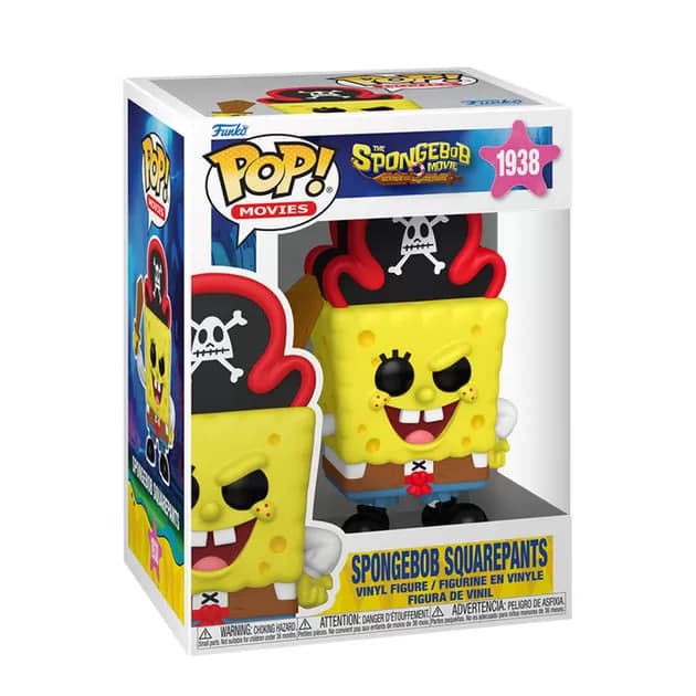 Фігурка Funko Pop! cерії "Губка Боб" - ПІРАТ ГУБКА БОБ №83590/Кідді Світ — фото товару | Канцелярський Сад
