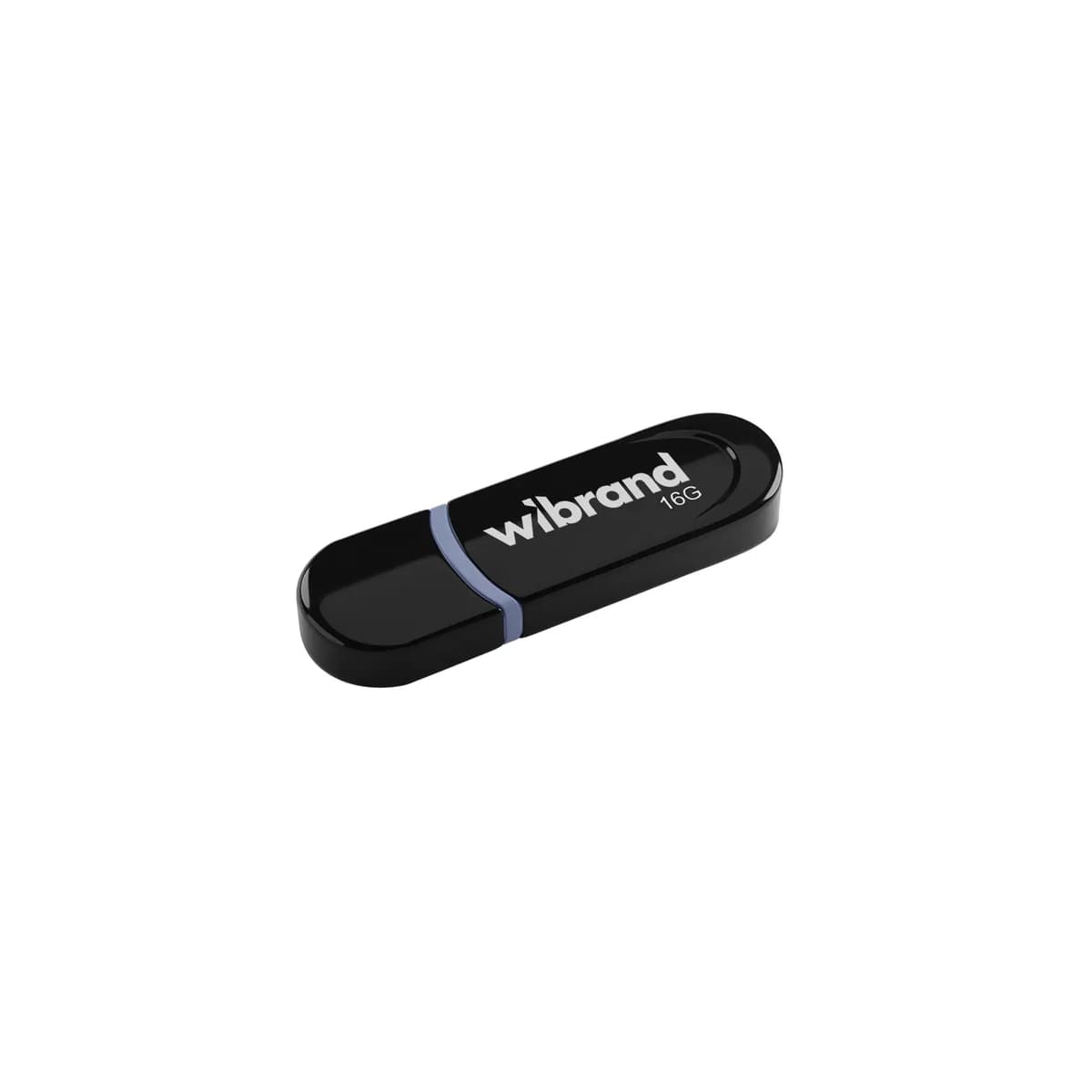 Флеш-пам`ять 16GB "Wibrand" Panther USB2.0 black №1380 — купити | Канцелярський Сад