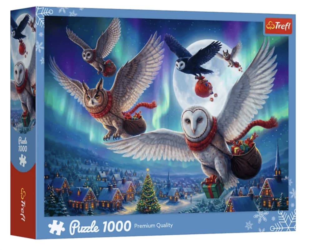 Пазли Trefl 1000ел. Xmas Різдвяна доставка подарунків №10994 — купити | Канцелярський Сад