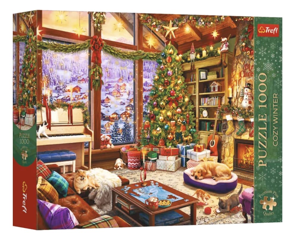 Пазли Trefl 1000ел. Xmas Premium Plus Різдвяний вечір №12171 — купити | Канцелярський Сад