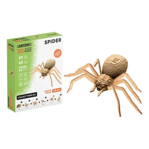 Пазли 3D "Cartonic" Collectible Spider 59дет. — фото товару | Канцелярський Сад