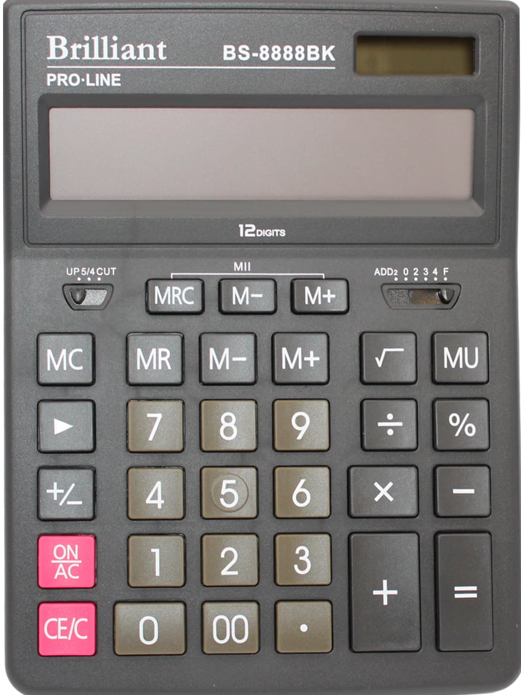 Калькулятор "Brilliant" №BS-8888BK (12-розряд.) — купити | Канцелярський Сад