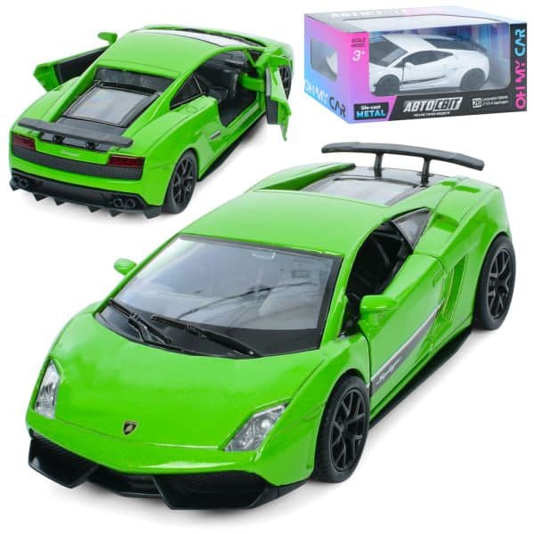 Машина метал. інер-а, "Автосвіт" Lamborghini Gallardo12,5см №AS-3090 — купити | Канцелярський Сад