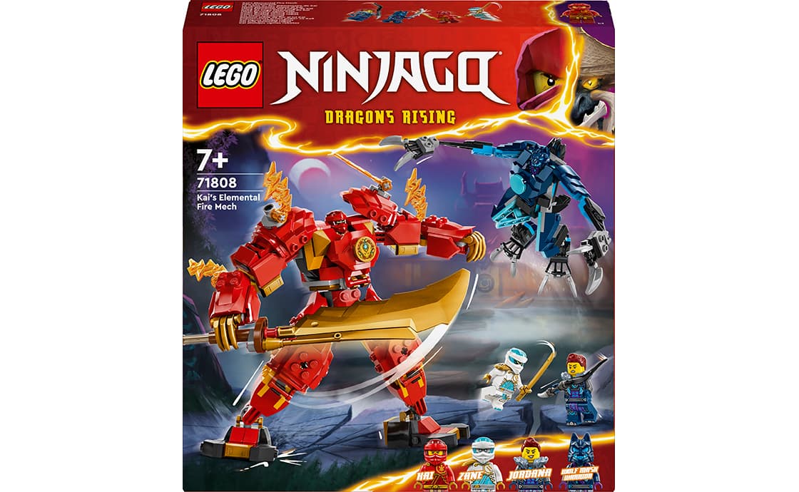 Конструктор "LEGO" Ninjago Робот вогняної стихії Кая №71808 — купити | Канцелярський Сад