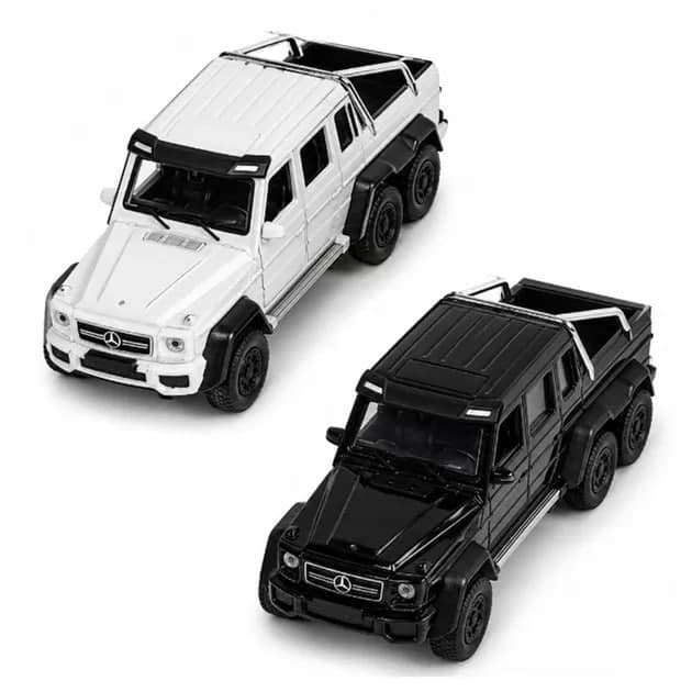 Автомодель "Technodrive" Mercedes-Benz G 63 AMG 6x6 (білий, чорний) №26023W/КіддіСвіт — фото товару | Канцелярський Сад