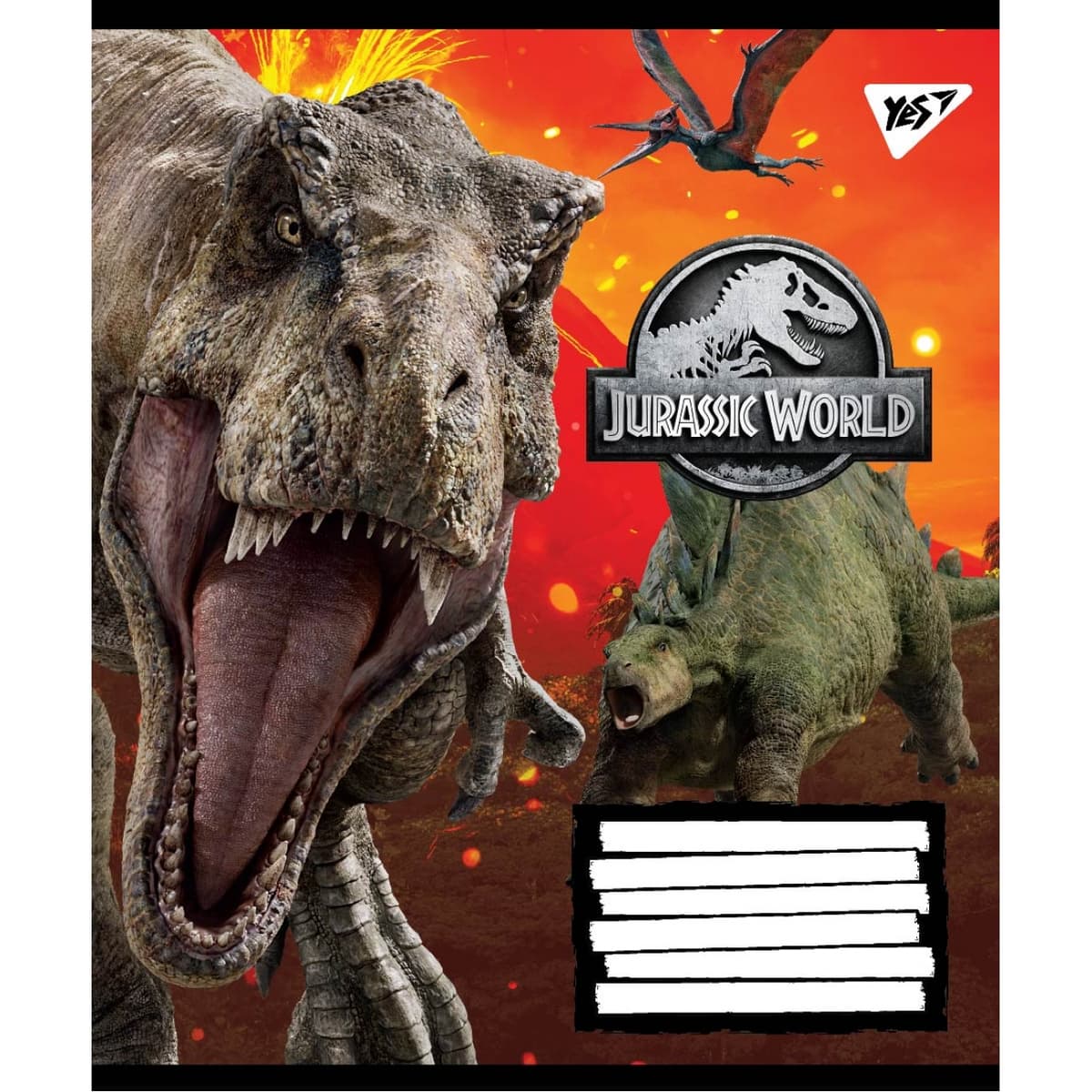 Зошит 96арк. лін. YES Jurrasic World. Genetic Failure №765410 — купити | Канцелярський Сад