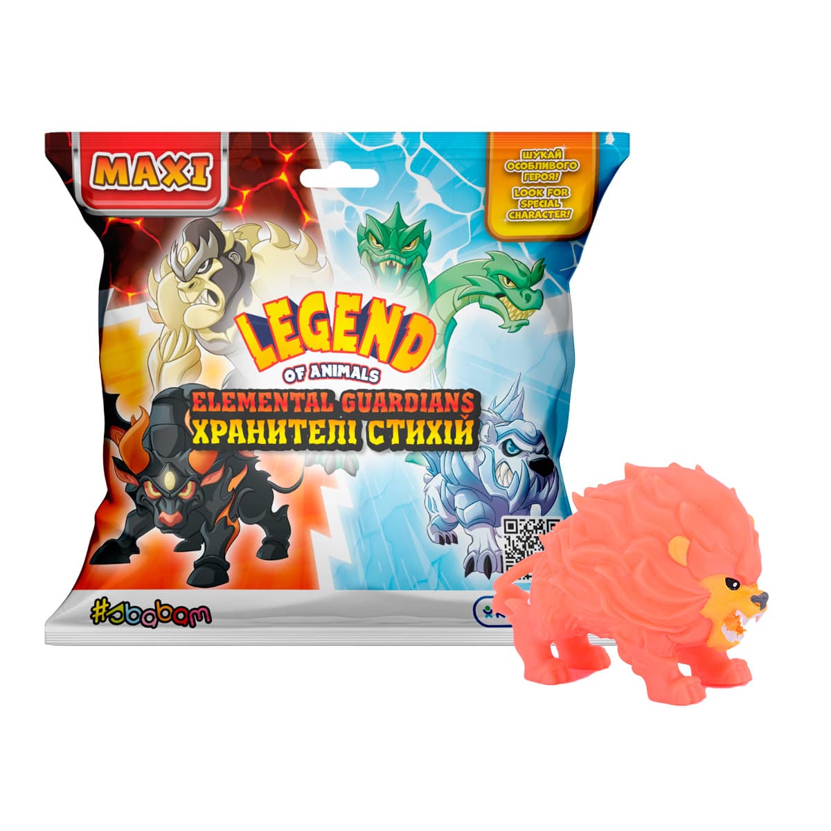 Стретч-іграшка "ХРАНИТЕЛІ СТИХІЙ" серії LEGEND OF ANIMALS МАКСІ №162/CN23/КіддіСвіт — купити | Канцелярський Сад