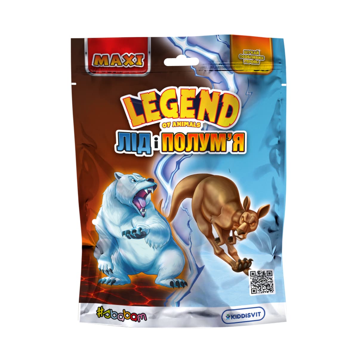 Стретч-іграшка "ЛІД І ПОЛУМ’Я" серії LEGEND OF ANIMALS МАКСІ №60/CN25/КіддіСвіт — купити | Канцелярський Сад