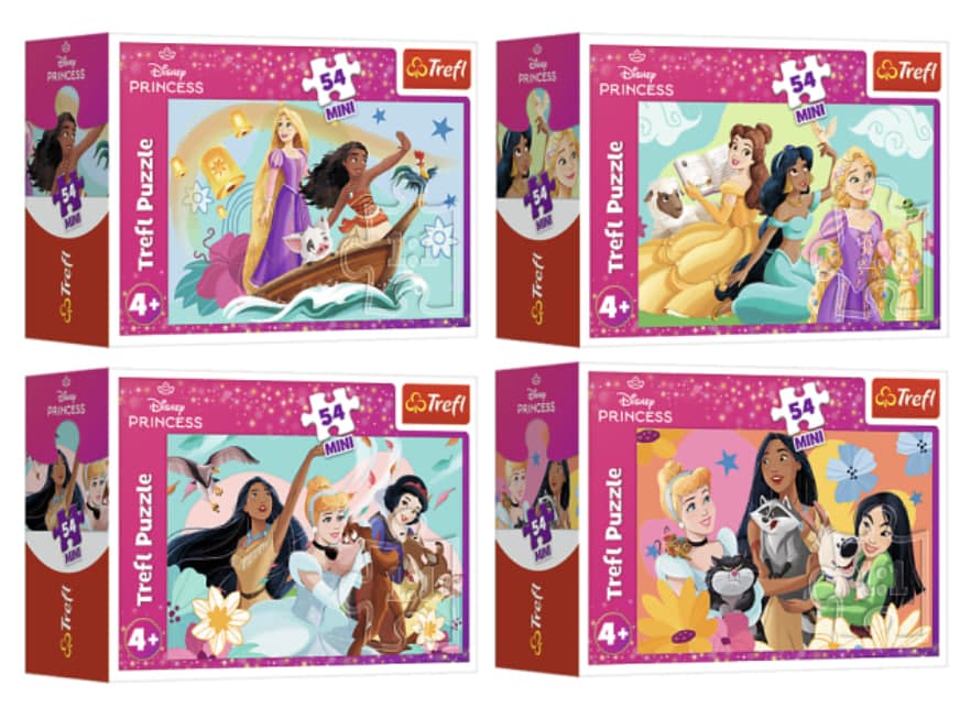 Пазли Trefl 54ел. Disney Princess Казкові моменти №54219 — фото товару | Канцелярський Сад