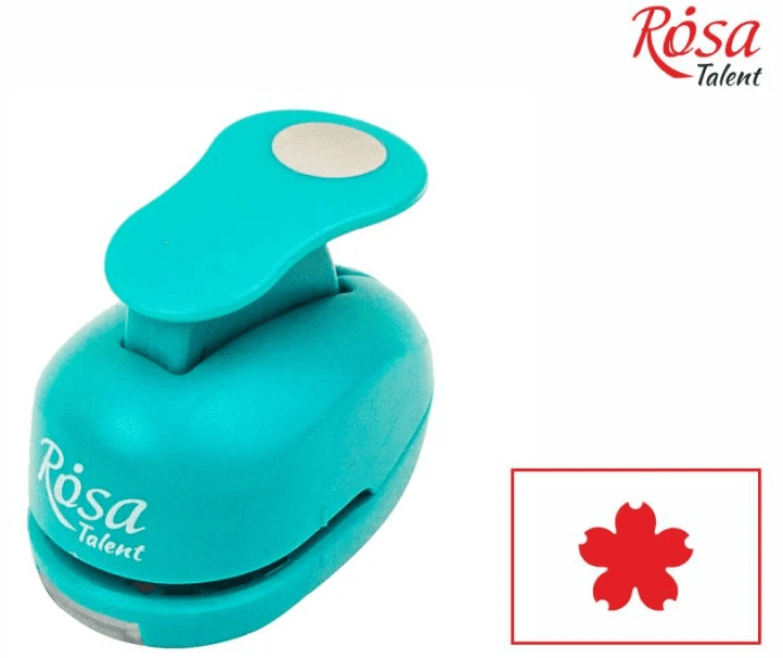 Дирокол "Rosa Talent" Квітка 1,6см №8805101 — купити | Канцелярський Сад