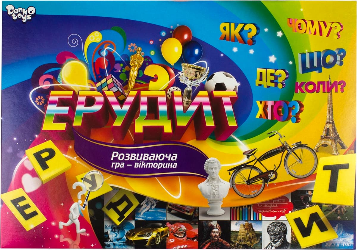 Гра "Ерудит" мал.,укр.,DTG26-U "DankoToys" — купити | Канцелярський Сад