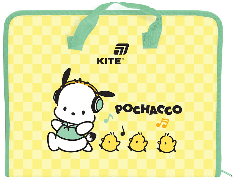Папка-портфель "Kite" №PC26-202 А4,на блиск. Pochacco — купити | Канцелярський Сад