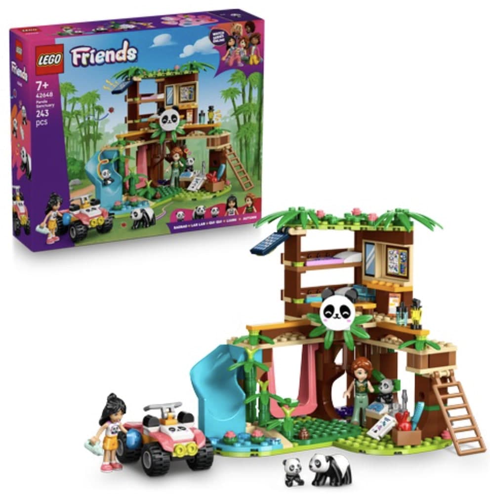 Конструктор "LEGO" Friends Догляд за тваринами в заповіднику панд №15176/42648 — купити | Канцелярський Сад