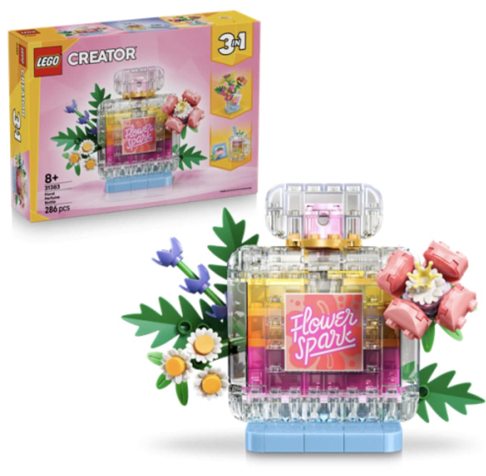 Конструктор "LEGO" Creator Флакон для парфумів із квітковим декором №54765/31383 — фото товару | Канцелярський Сад