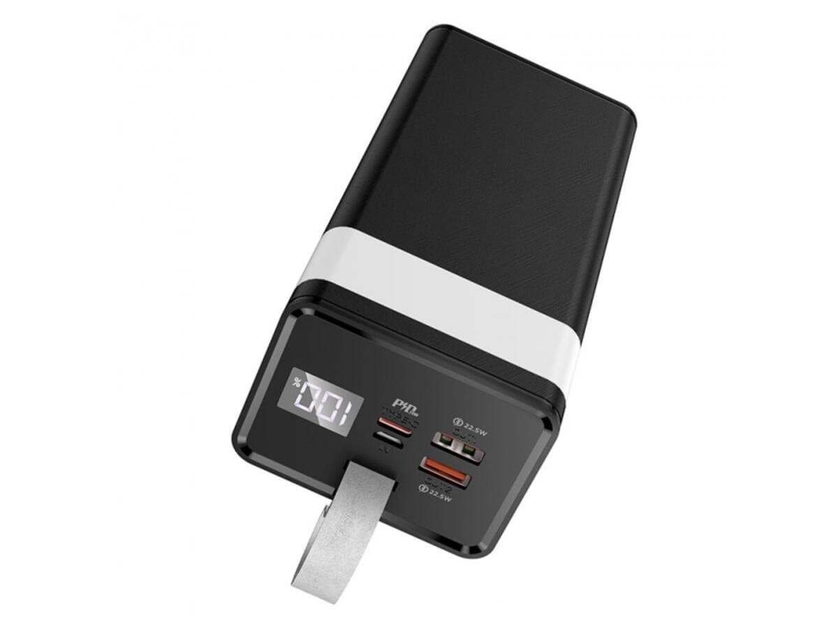 УМБ Hoco Power Bank 40000mAh 22.5W Powermaster black 2USB/Type-c PD 20W QC 3.0 №J86 — купити | Канцелярський Сад