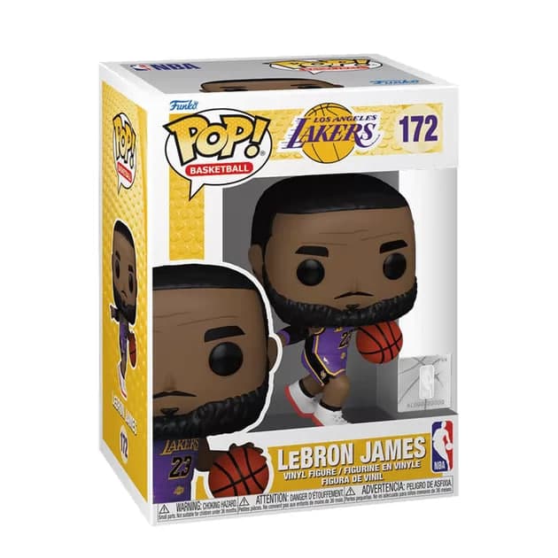 Фігурка Funko Pop! серії "NBA: Los Angeles Lakers" - ЛЕБРОН ДЖЕЙМС №75117/КіддіСвіт — фото товару | Канцелярський Сад
