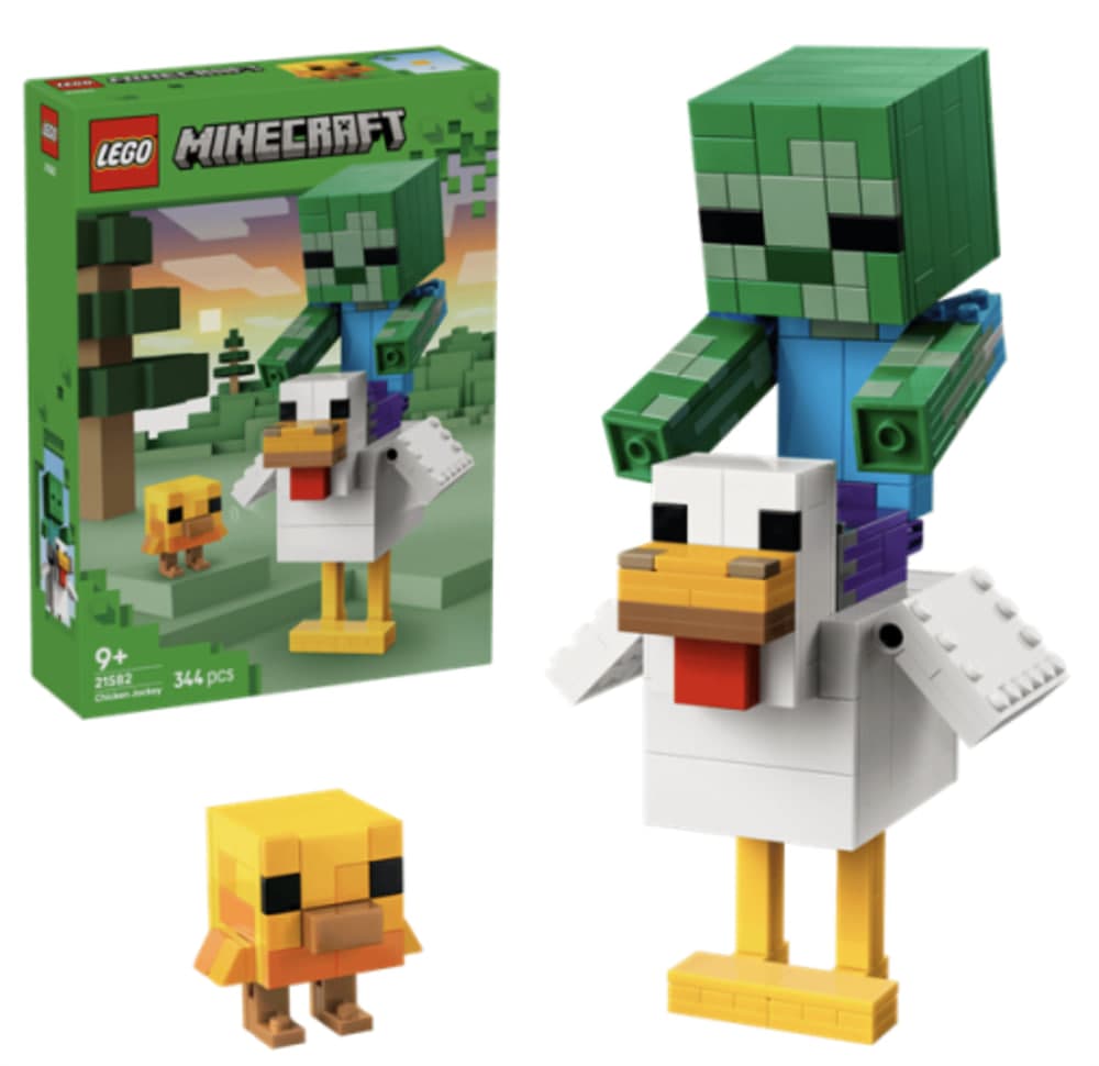 Конструктор "LEGO" Minecraft Курячий Жокей №L21582 — купити | Канцелярський Сад