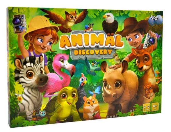 Гра "Animal Discovery" №G-AD-01-01U/DankoToys — купити | Канцелярський Сад