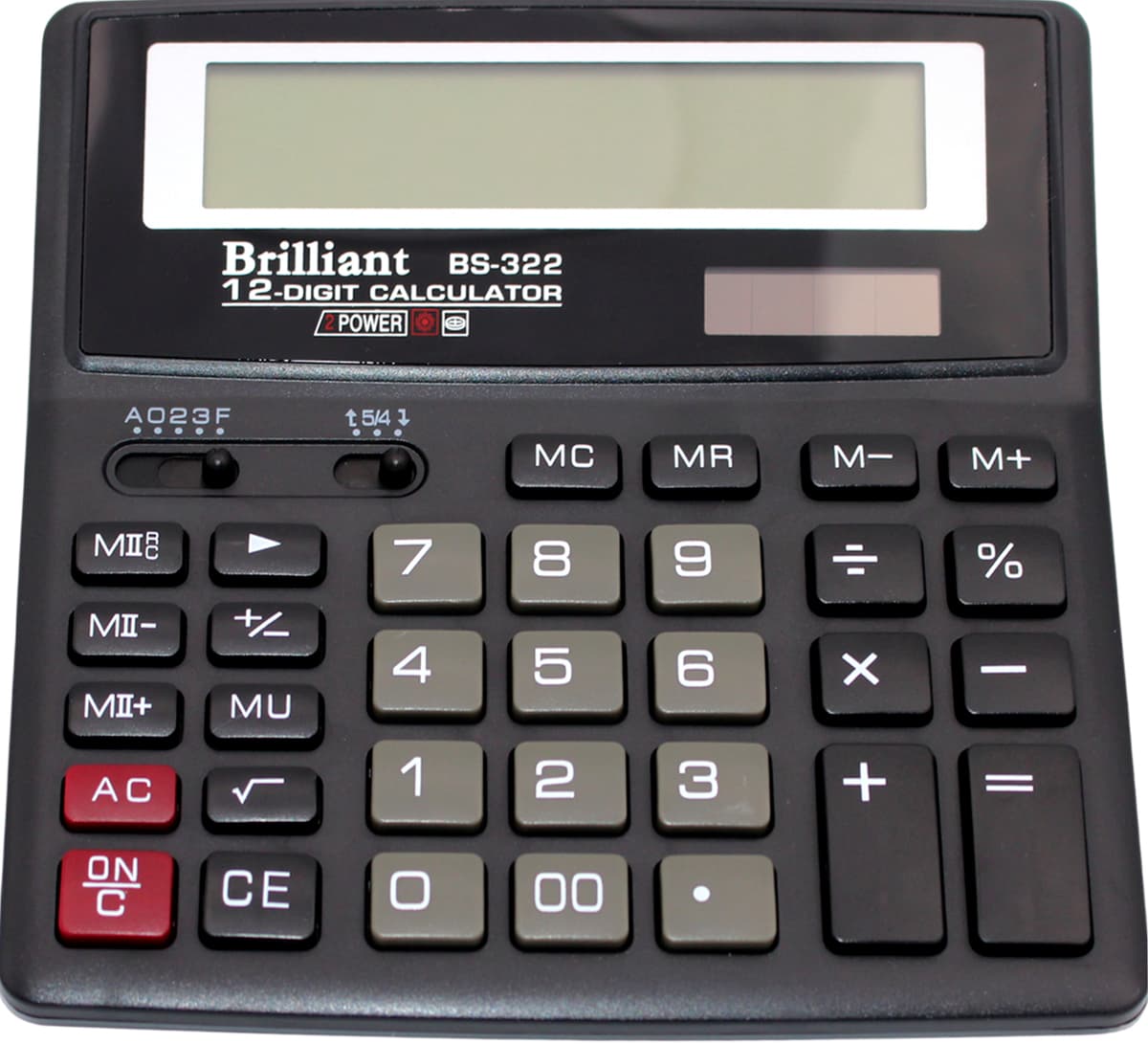 Калькулятор "Brilliant" №BS-322 (12-розряд.) — купити | Канцелярський Сад