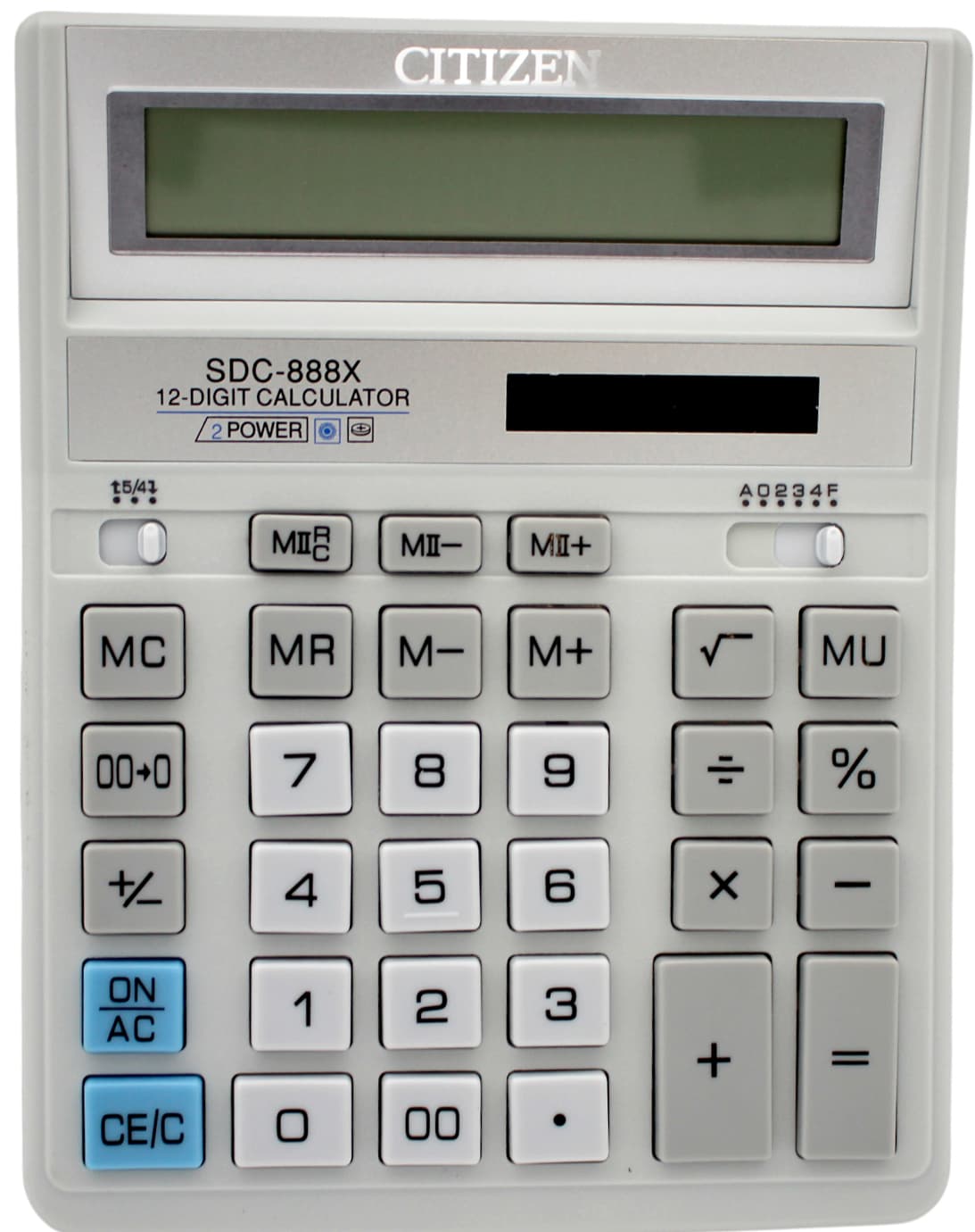 Калькулятор "Citizen" №SDC-888XWH біл. (12-розряд.) — купити | Канцелярський Сад