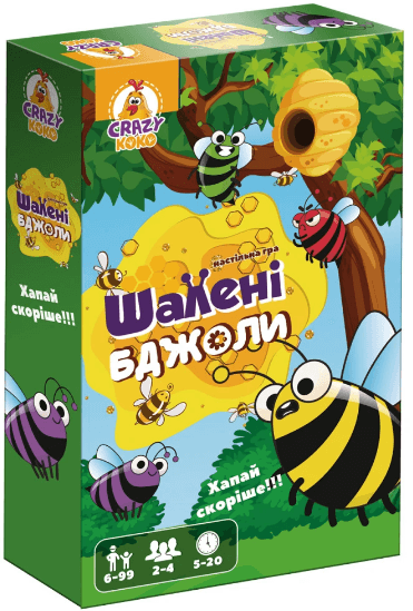 Гра наст. "Шалені бджоли" №VT8077-06 — купити | Канцелярський Сад