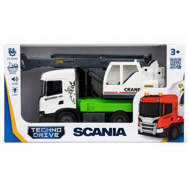 Автомодель "Technodriver" серії "Big Truck" – Автокран Scania №OC-6404/КіддіСвіт — фото товару | Канцелярський Сад