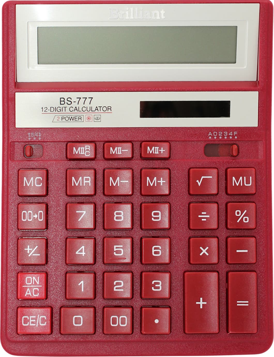 Калькулятор "Brilliant" №BS-777RD (12-розряд.) — купити | Канцелярський Сад