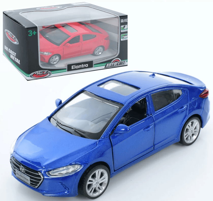Машина інер-а метал. "Автосвіт" Hyundai Elantra (1:40) 11см,в кор-ці,14х7х6см №AS-3086 — купити | Канцелярський Сад