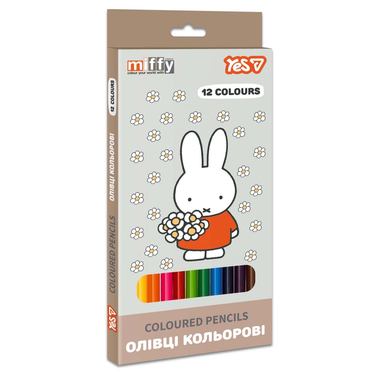 Олівці кольор. 12 кольор. "Yes" №290789 Miffy — купити | Канцелярський Сад
