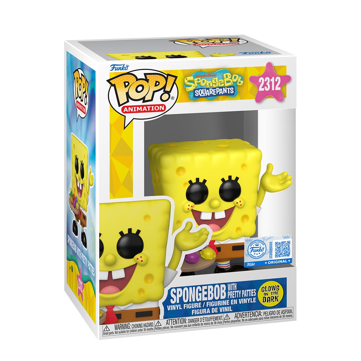 Фігурка FUNKO POP!cерії "Губка Боб Квадратні Штани" ГУБКА БОБ З КРАБСБУРГЕРАМИ/Кідді Світ — купити | Канцелярський Сад