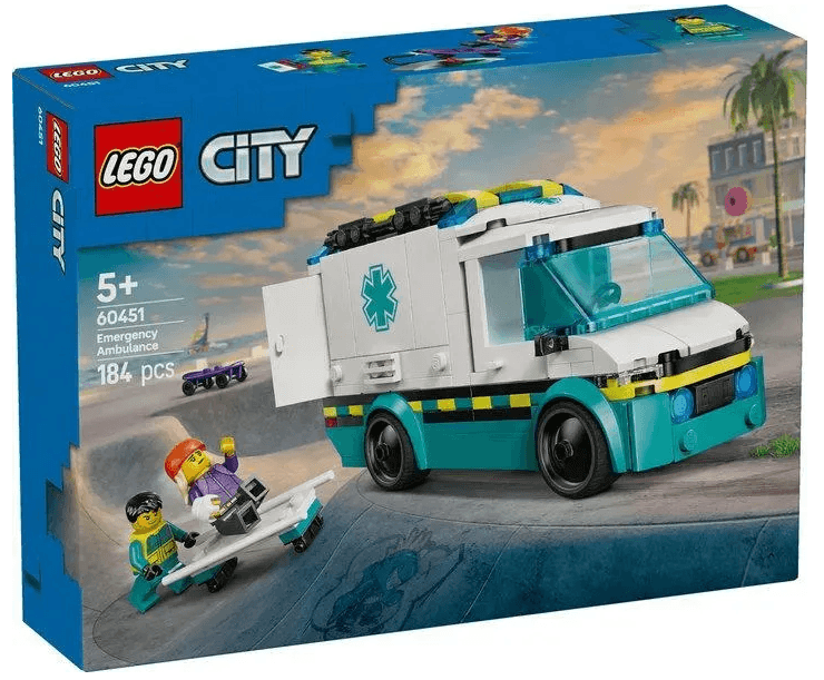 Конструктор "LEGO" City Швидка допомога №60451 — купити | Канцелярський Сад