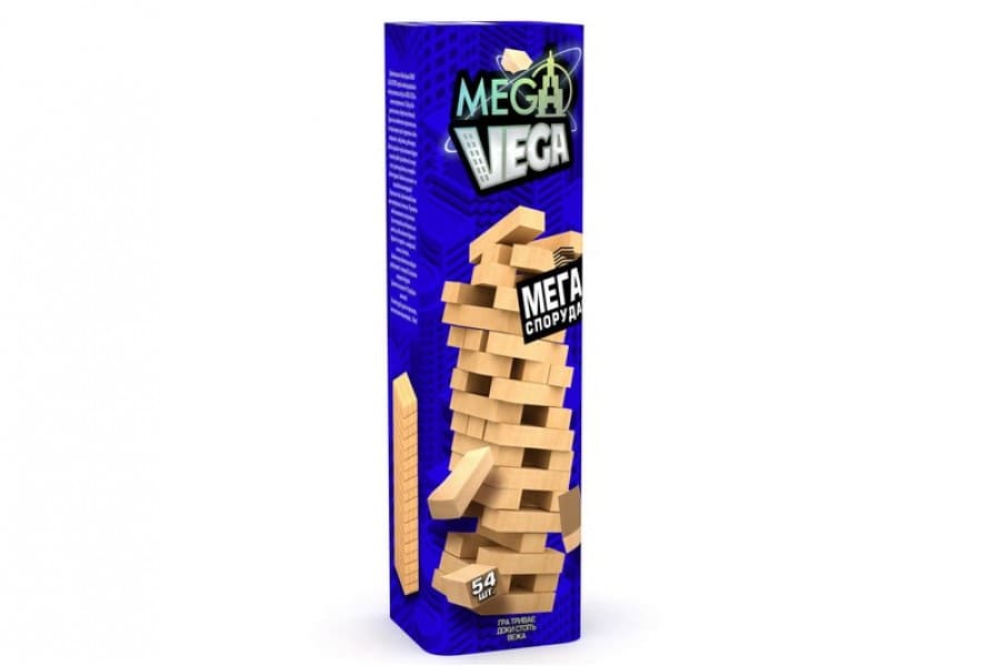 Гра Вежа "Mega Vega" №G-MV-01U/DankoToys — купити | Канцелярський Сад