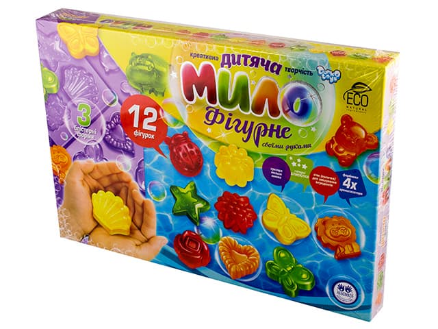Набір креативної творчості "Дитяче фігурне мило" вел. №DFM-02-02U/DankoToys — купити | Канцелярський Сад