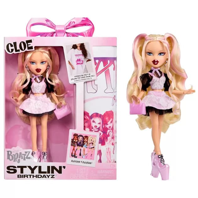 Ігровий набір з лялькою "Bratz серії "Stylin' Birthday" — Хлоя №596011/КіддіСвіт — купити | Канцелярський Сад
