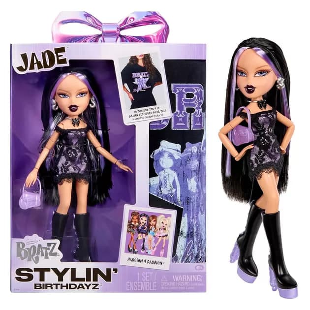 Ігровий набір з лялькою "Bratz серії "Stylin' Birthday" — Джейдж №596035/КіддіСвіт — купити | Канцелярський Сад