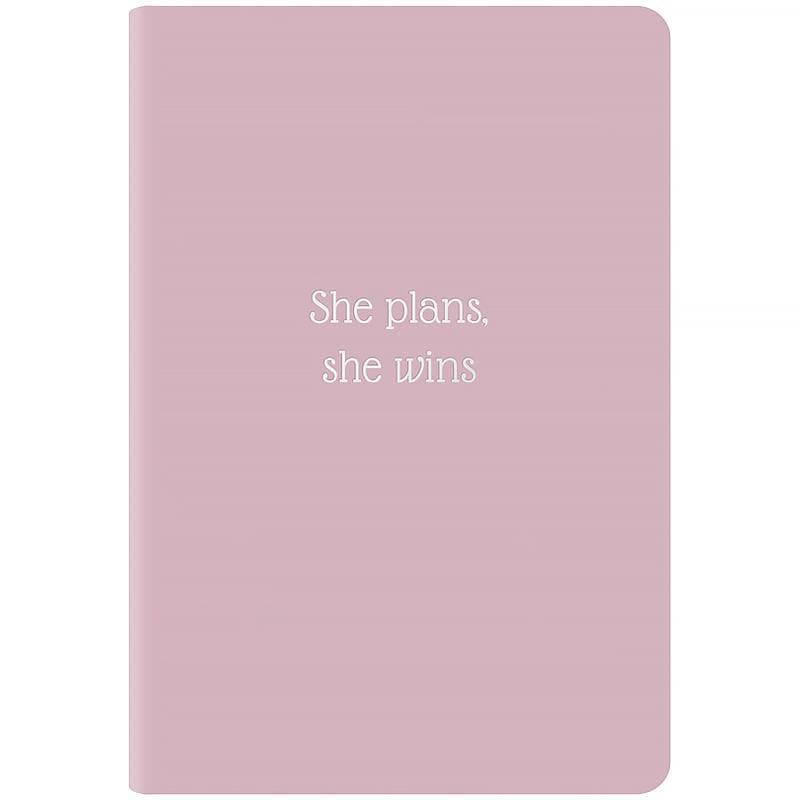Щоден. А6 "Axent" дат2027 Pocket Mellow She plans She wins №8828-27-5-A — купити | Канцелярський Сад