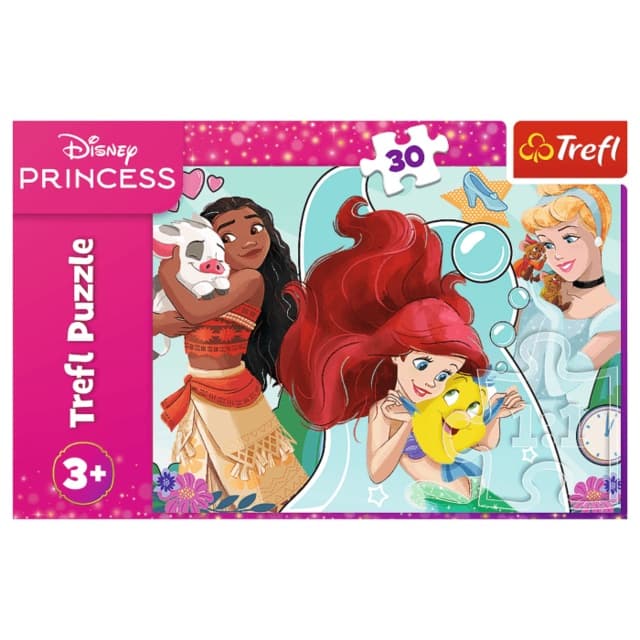 Пазли Trefl 30ел. Disney Princess Красива та смілива №83238 — купити | Канцелярський Сад