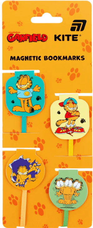 Набір закладок-лясе магніт."Kite" Garfield №GF26-497 — купити | Канцелярський Сад