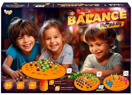 Гра "Balance Monkey" вел. "DankoToys" №0BalM-02 — купити | Канцелярський Сад