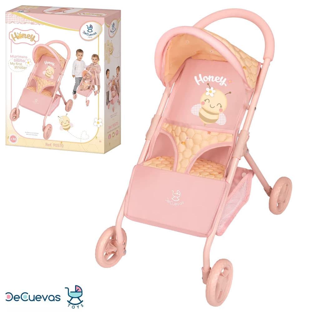Коляска для ляльок метал. 34х50х55см,ручки EVA,кошик,в кор-ці,38х30,5х10,5см №90570 — фото товару | Канцелярський Сад